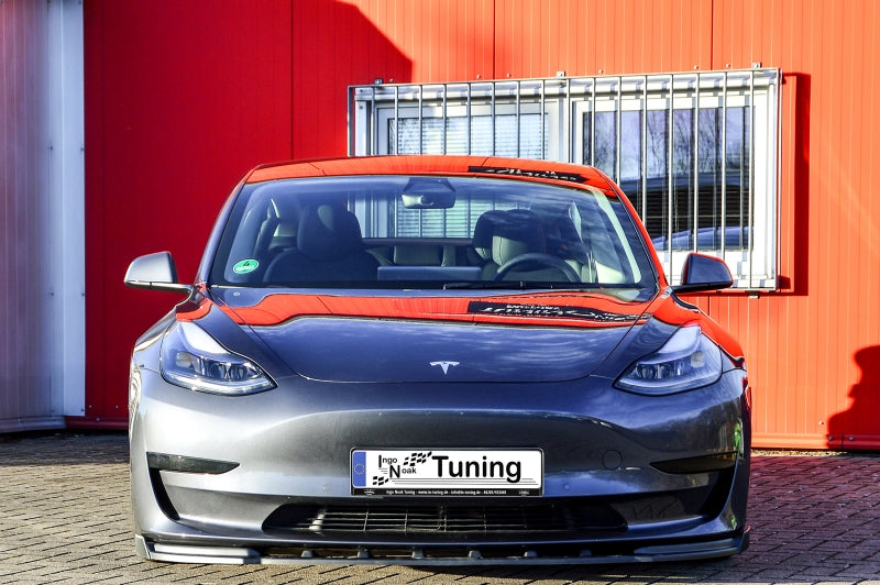 Cup Frontspoilerlippe mit Wing Tesla Model 3 ab Bj. 2017